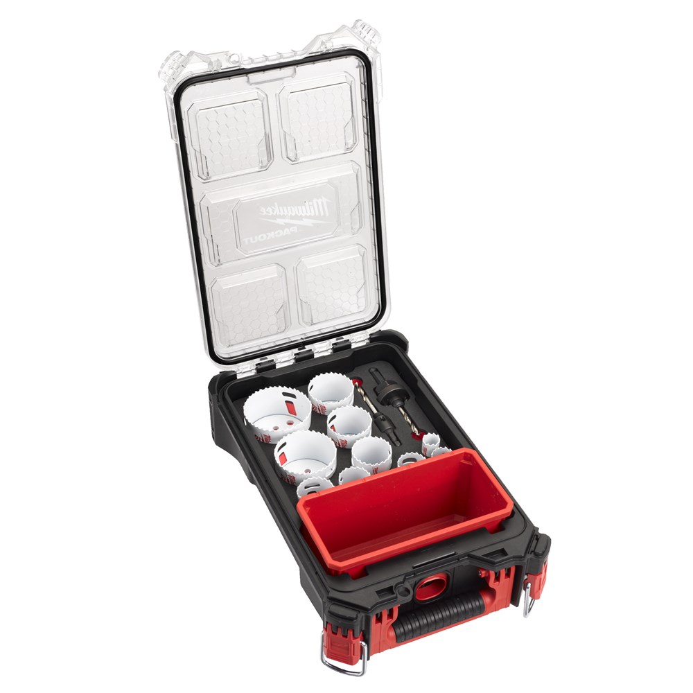 MILWAUKEE  Hole Dozer™ PACKOUT™ gatzagen set (12pc)