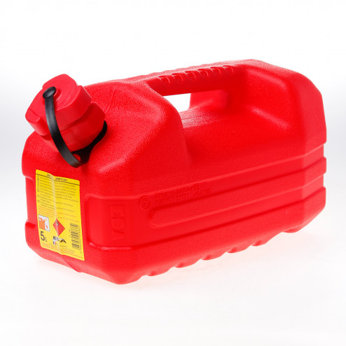 Jerrycan voor brandstof rood 5l