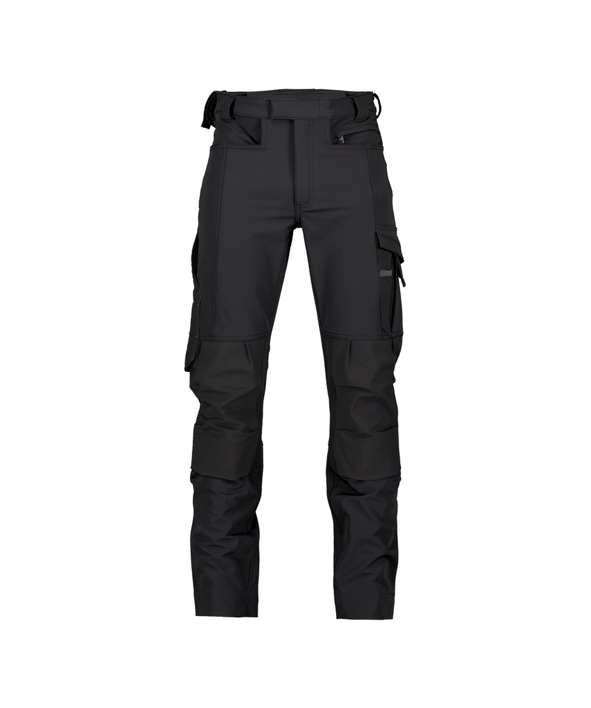 DASSY Impax Stretch werkbroek met kniezakken zwart
