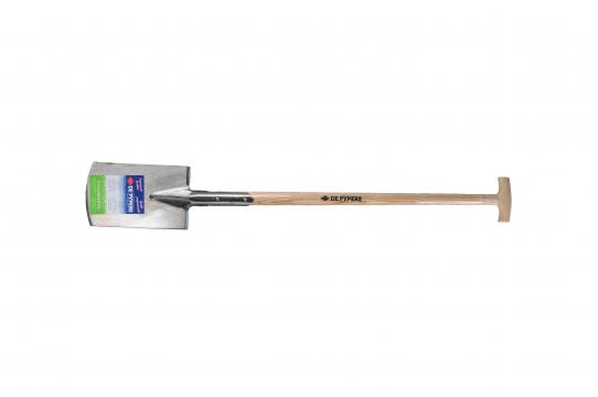DE PYPERE Tuinspade gebogen T-steel 285*180