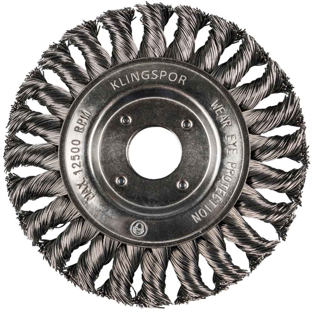 KLINGSPOR Draadborstel BR/BR600Z/S/115X14X22,23/INOX/0.5/20/1