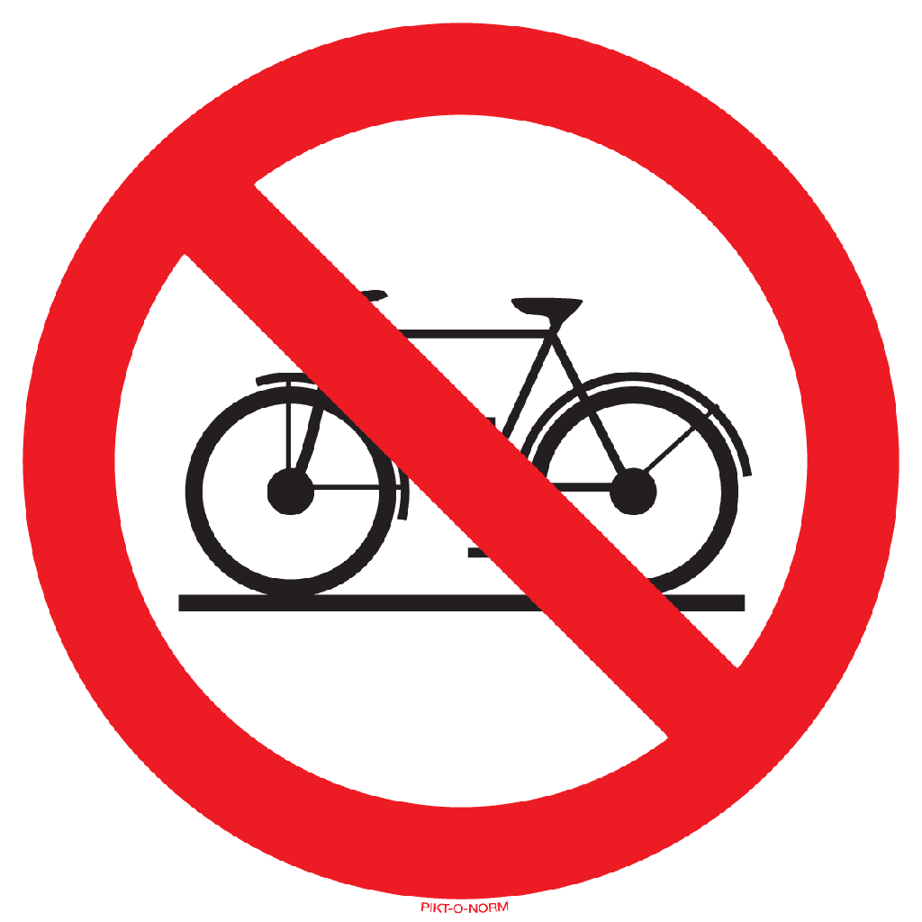 PICT Verboden fietsers PP 200
