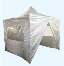 Set optionele zijwanden voor werftent wit