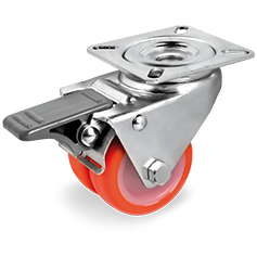 TELLURE ROTA 36 Zwenkwiel met rem polyu.inj,50x18