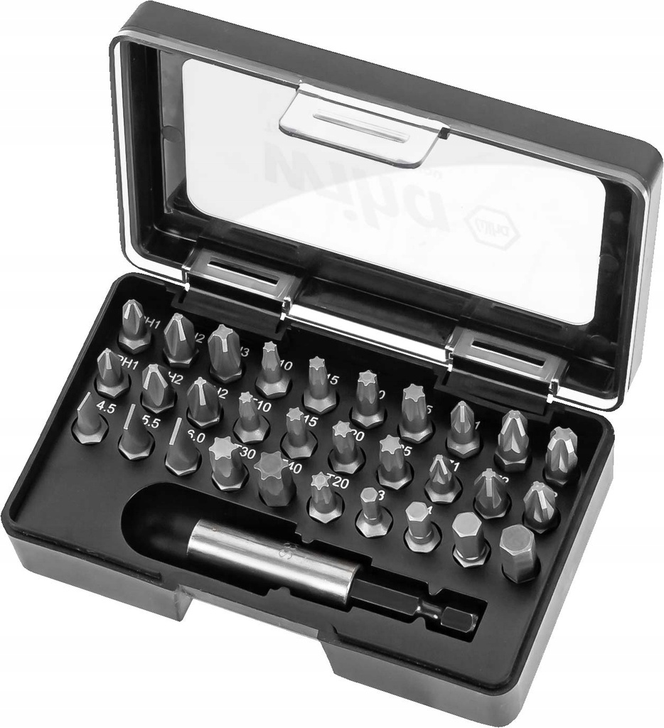 Wiha bit set 25mm mixed, 1/4" 31 pcs. incl box