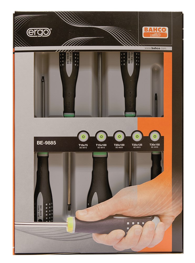 BAHCO Schroevendraaierset Ergo 5D