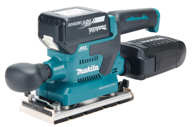 MAKITA DBO382ZJ Vlakschuurmachine 93x185mm 18V LXT + Makpac (zonder accu's en lader).