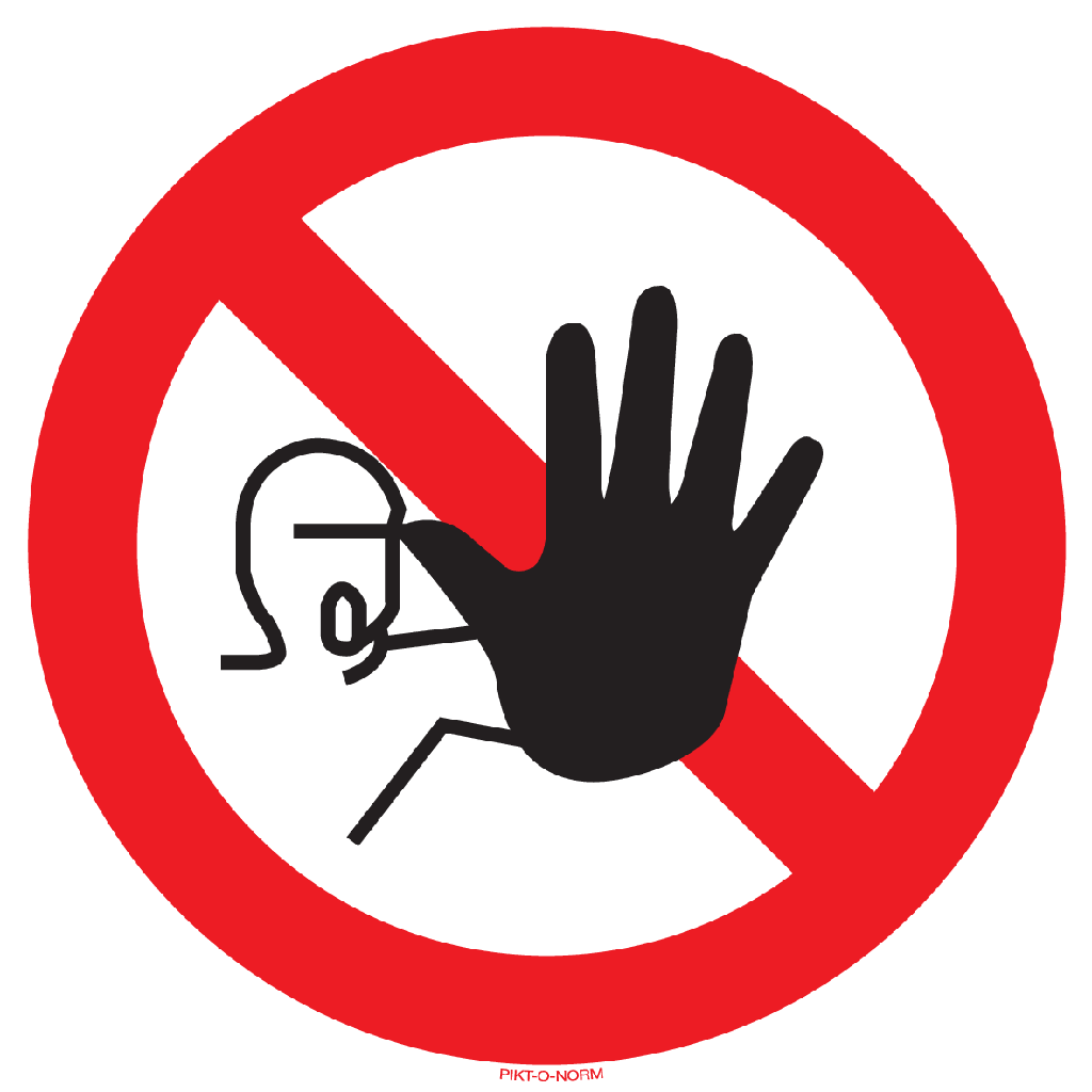 Pictogram verboden toegang PP 200