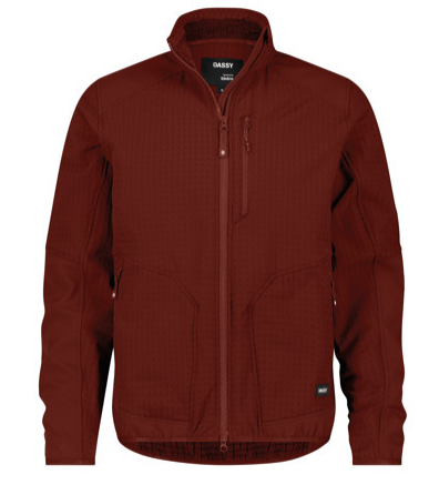 DASSY Sintra midlayer jacket baksteenrood