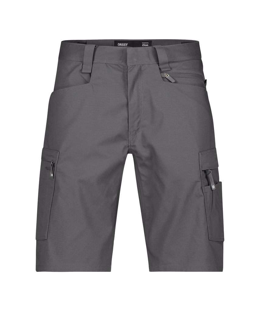DASSY Zion Werkshort met stretch antracietgrijs