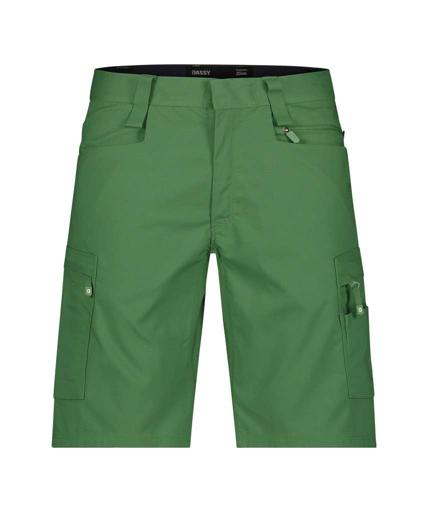 DASSY Zion Werkshort met stretch olmgroen