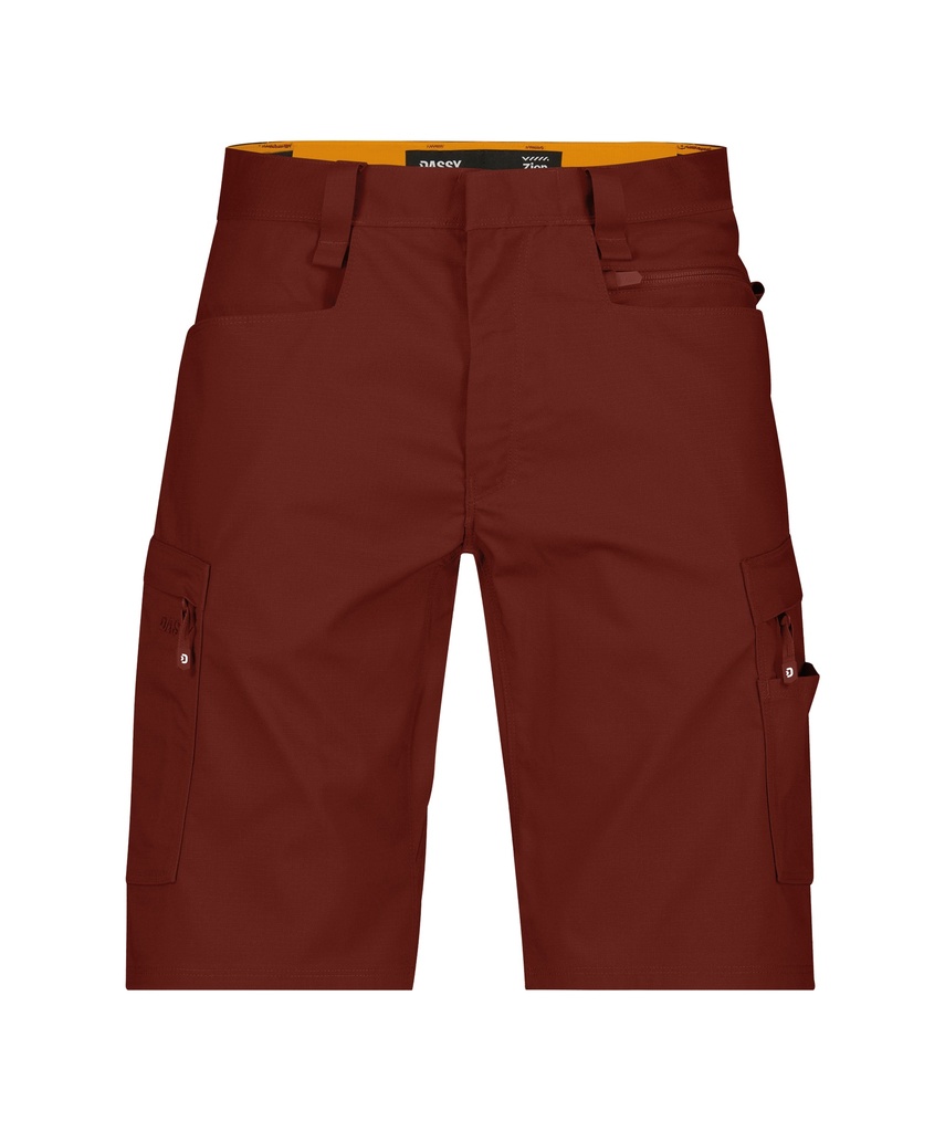 DASSY Zion Werkshort met stretch baksteenrood