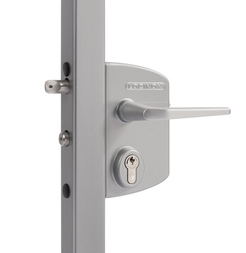 Locinox poortslot in opbouw -40mm - ZILVER