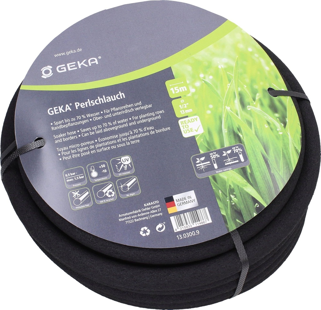 Geka druppelslang 15m (Ø13 mm, 1/2")