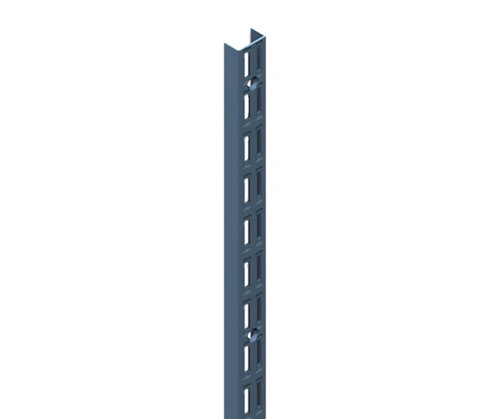 wandrail element dubbel sys 32 staal wit 240cm 