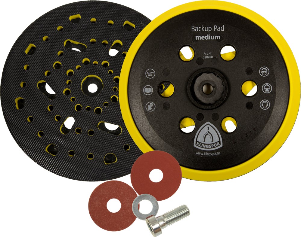 KLINGSPOR Steunschijf HST 555 150 mm densiteit / hardheid medium