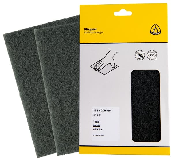 NPA 500 schuurvlies stroken, 152 x 229 mm ultra fijn aluminium oxide, DIY verpakking