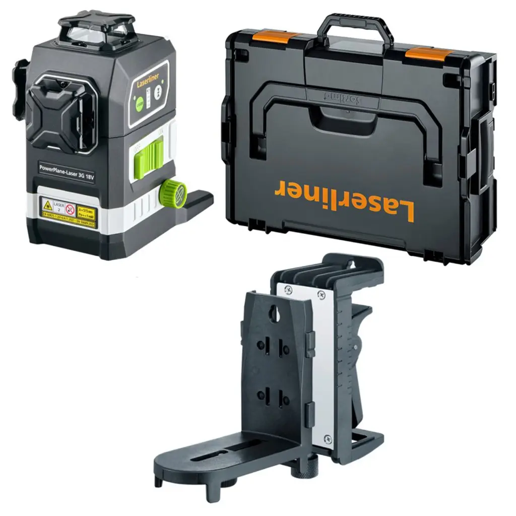 LASERLINER PowerPlane 3G 18V SET (18V no battery, no adapter ,Grossgrip, in L-Box)