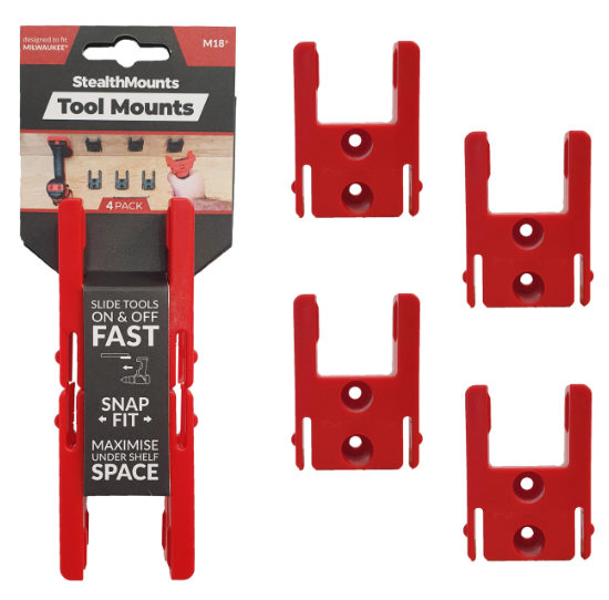 STEALTHMOUNTS Milwaukee M18 tools (4 stuks)
