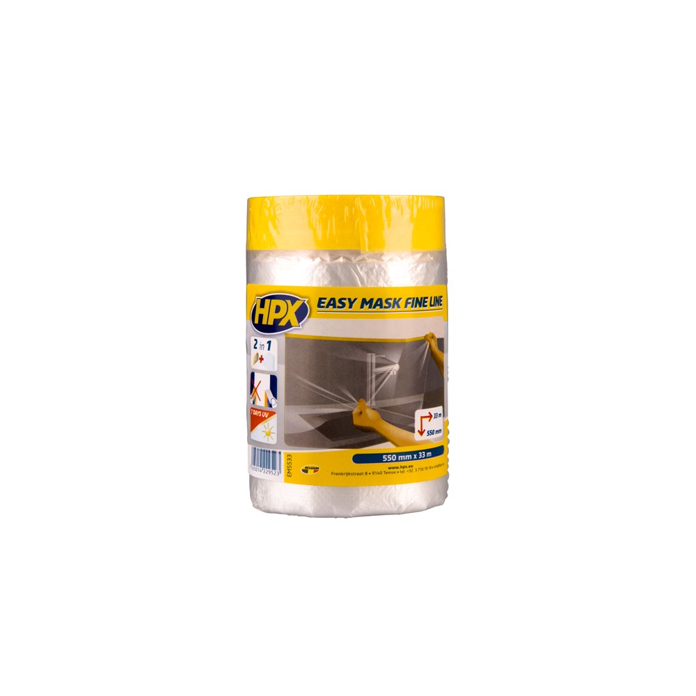 HPX Easy mask fine line  - 550mm x 33m