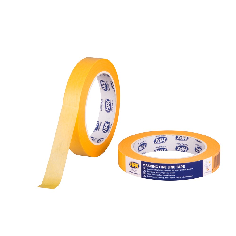 HPX Masking 4400 Fine Line - oranje 18mm x 50m