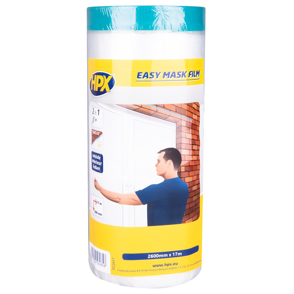 HPX Easy mask film cloth tape - 2600mm x 17m