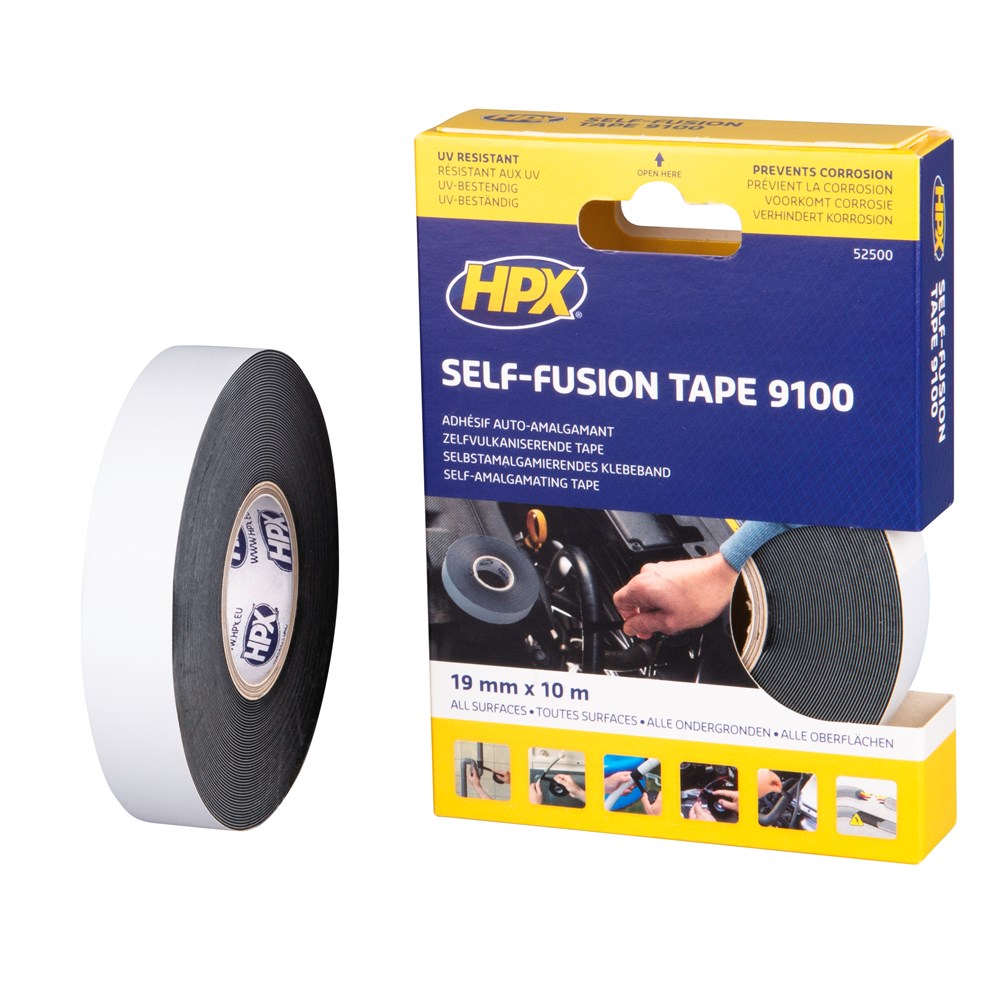 HPX Zelfvulkaniserende tape - zwart 19mm x 10m