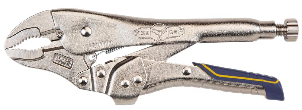 IRWIN Vise-Grip 10WR griptang met gebogen bekken + draadknipper Fast Release 250mm