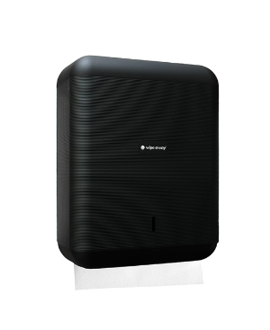 WIPE AWAY vouwhanddoekdispenser zwart