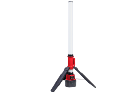 4tecx Tube light multi-accu LED klasse 1 6500 lumen inclusief 1 schuko (HYBRIDE = accu-adapters + 230v snoer)