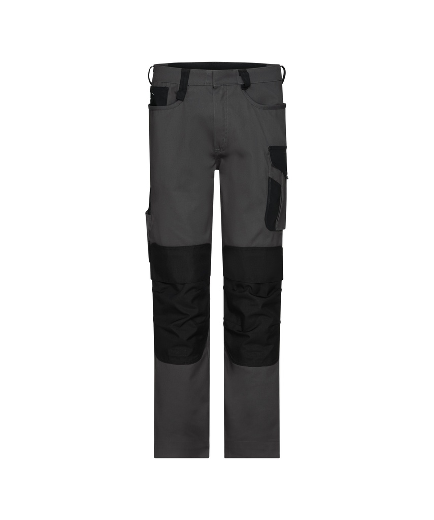DASSY® Ponti Flex Werbroek met stretch en kniezakken antracietgrijs/zwart