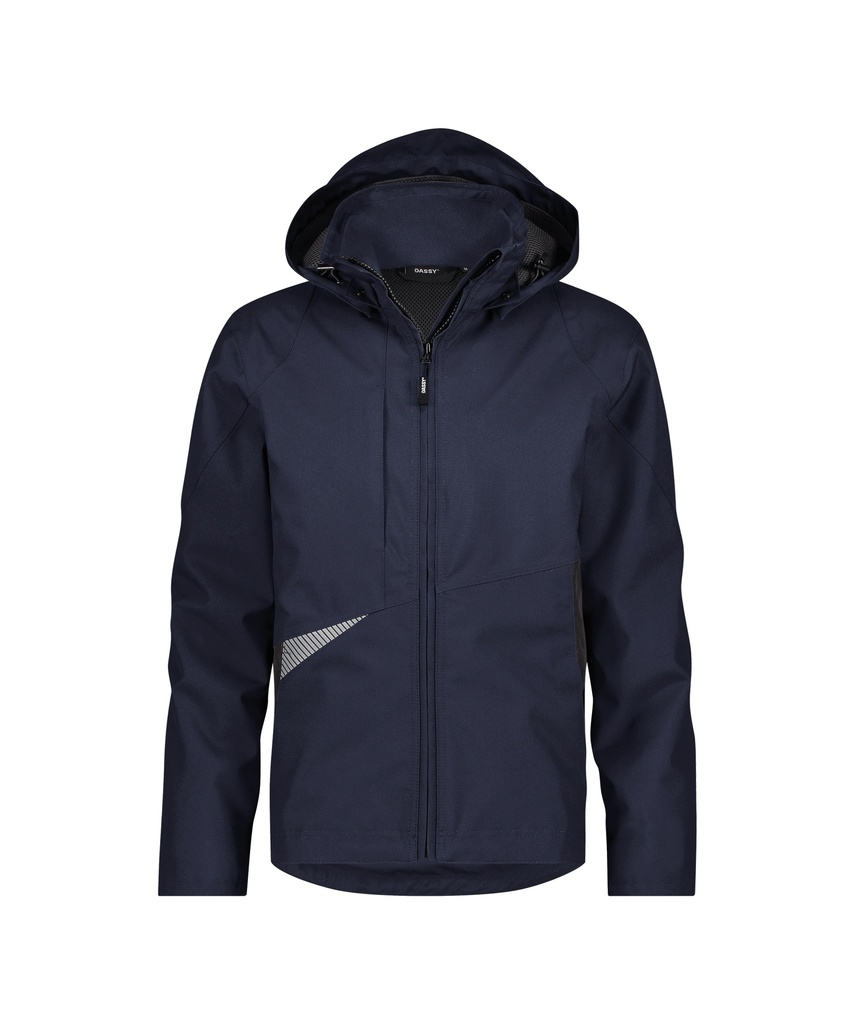 DASSY® Hyper Next Wind- en waterdichte werkjas nachtblauw/antracietgrijs