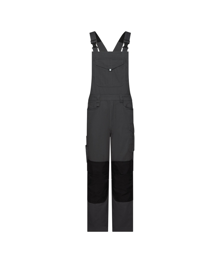 DASSY® Ito Bretelbroek met kniezakken kakigroen/zwart