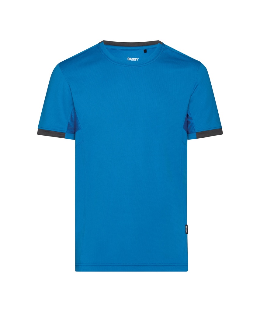 DASSY® Nexus Next T-shirt azuurblauw/antracietgrijs