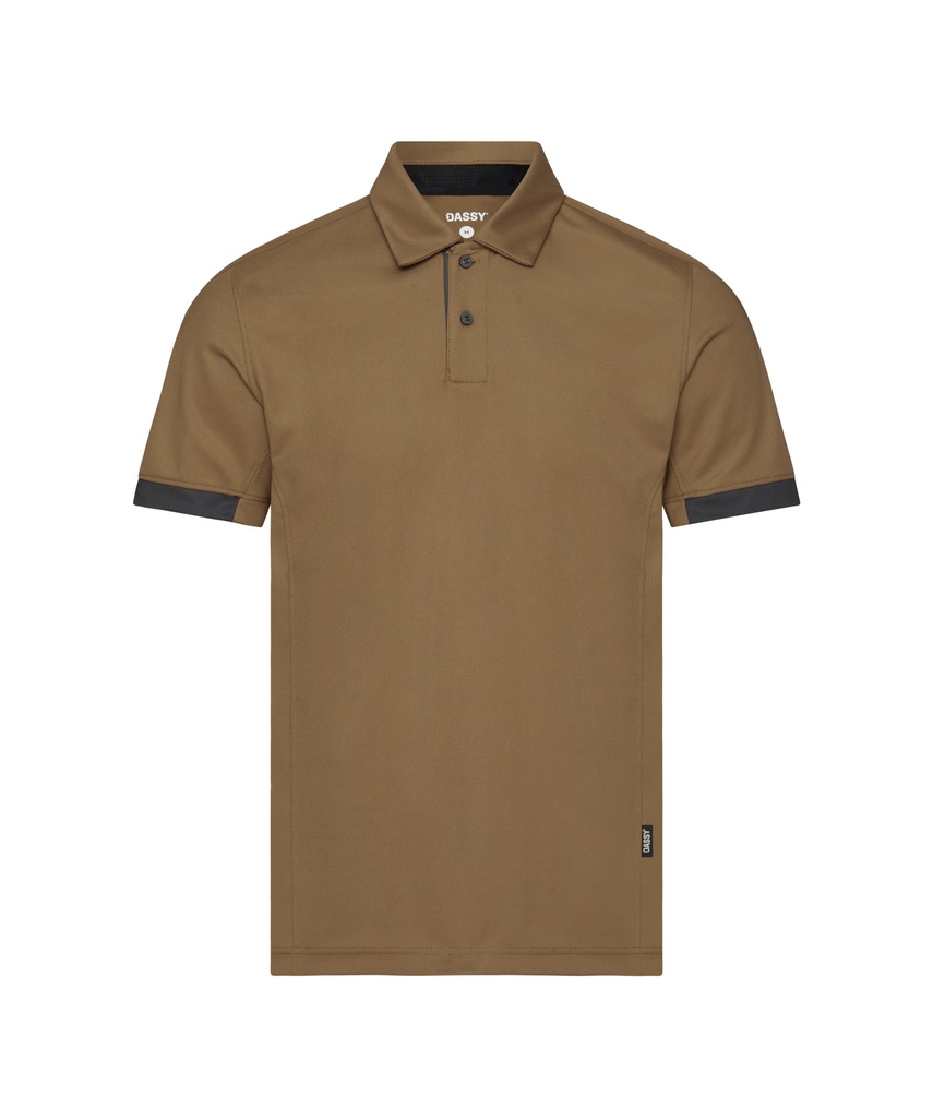 DASSY® Traxion Next Polo leembruin/antracietgrijs