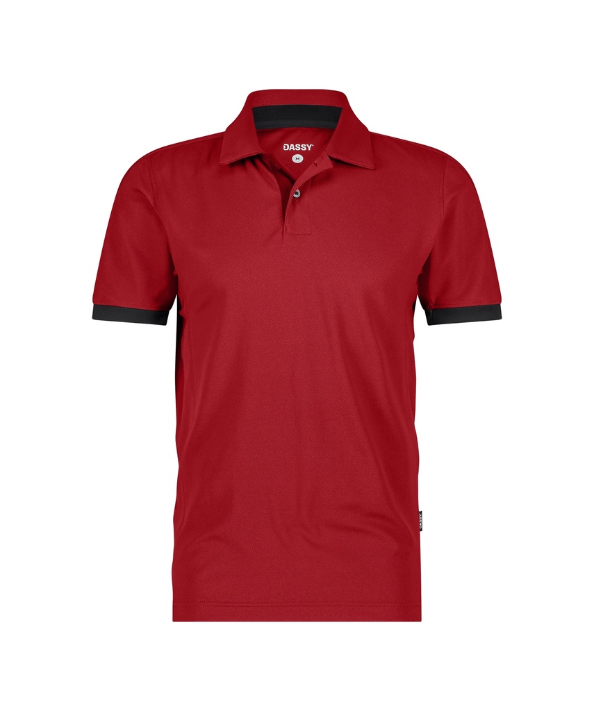 DASSY® Traxion Next Polo rood/zwart