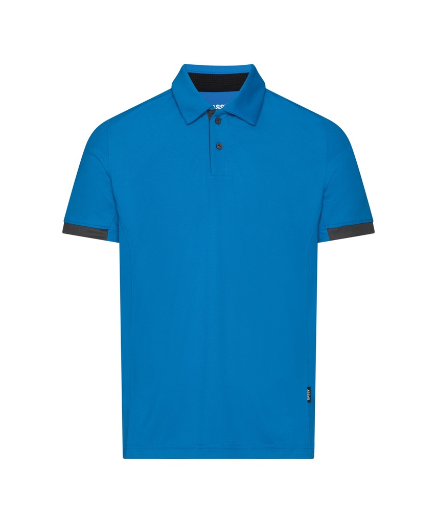 DASSY® Traxion Next Polo azuurblauw/antracietgrijs