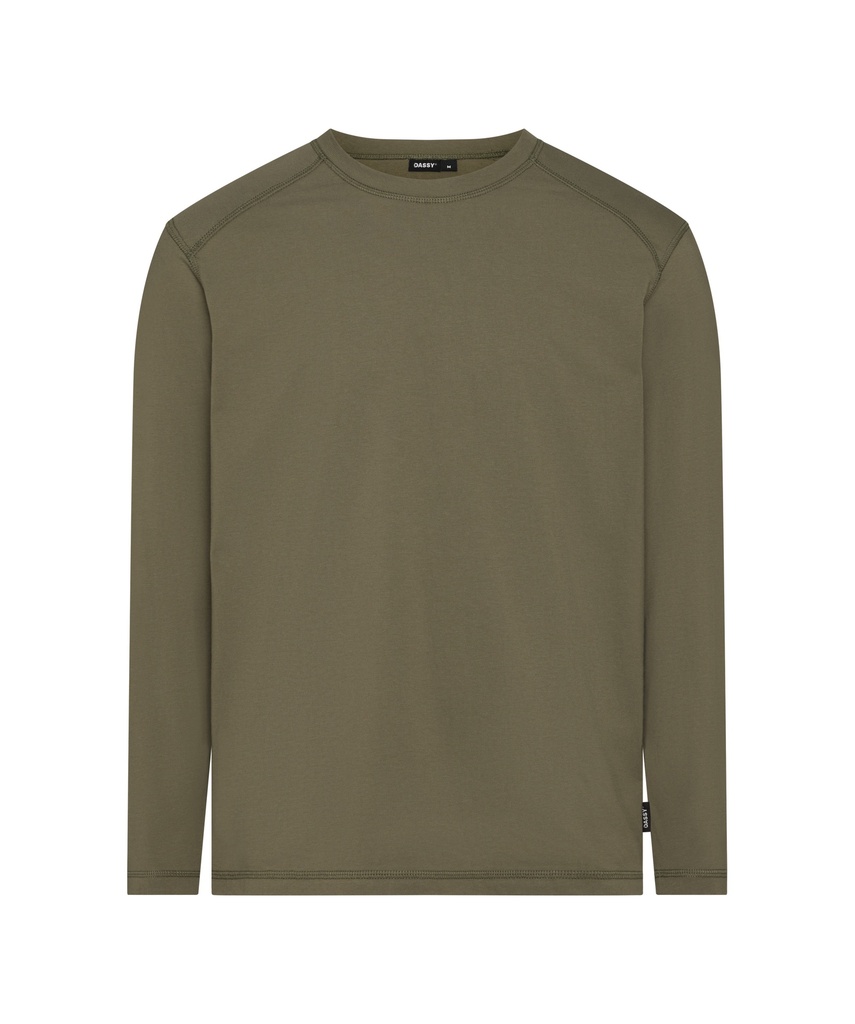 DASSY® FUND T-shirt met lange mouwen kakigroen
