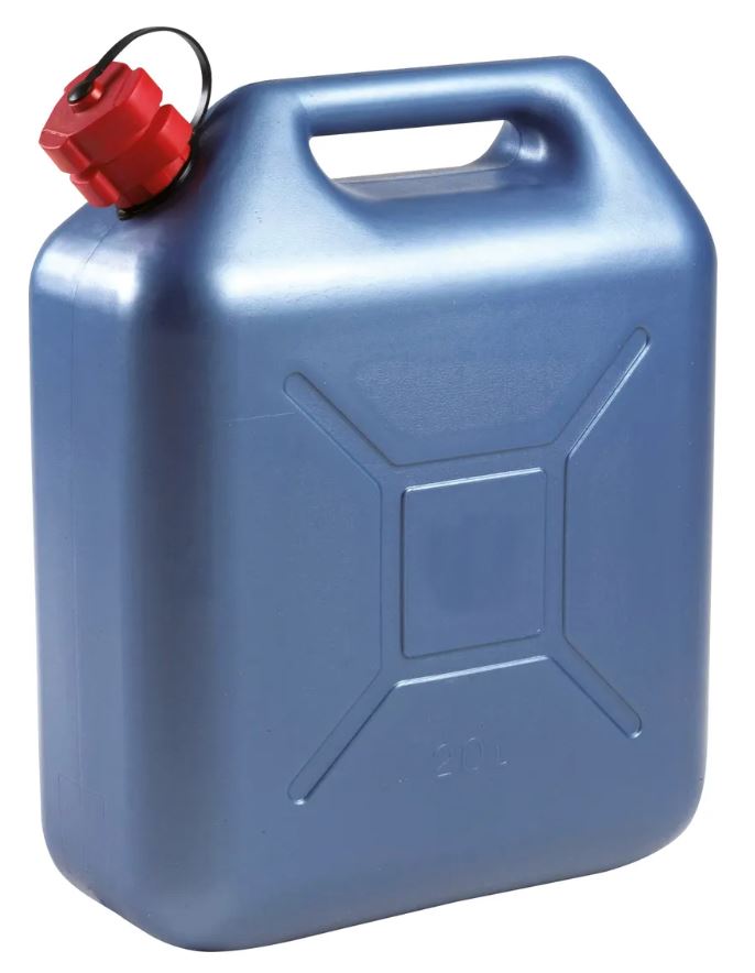 JERRYCAN 20L BLAUW METAALKLEUR