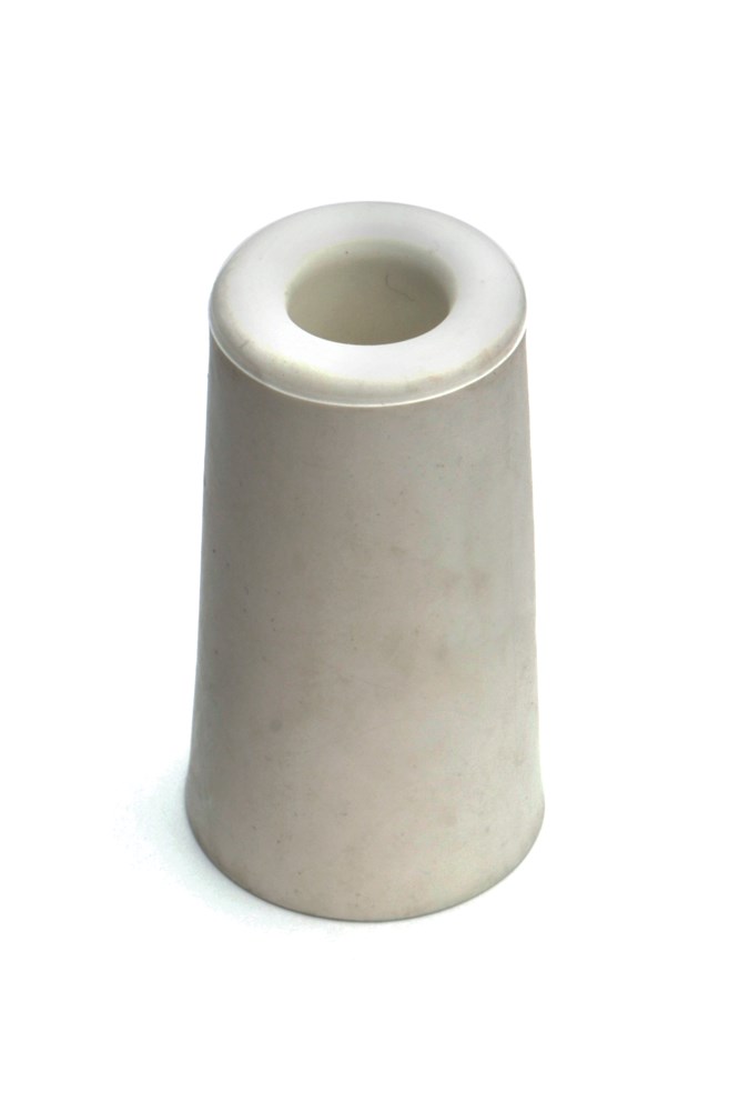 Deurbuffer Ø40x73mm rubber wit
