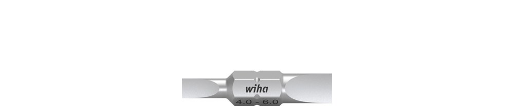 WIHA 7410 SL4,0 - 6,0 dubbelbit 30mm (per stuk)