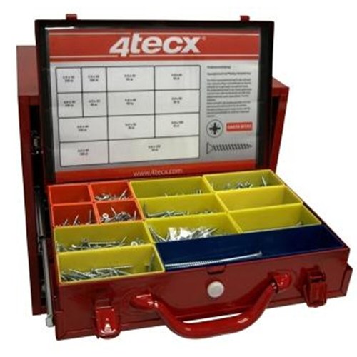 4TECX Assortimentskoffer zelfb. plaatschroef VZ CK/6K 