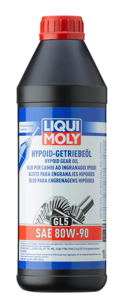 LIQUI MOLY Hypoidtransmissieolie (GL5) SAE 80W-90 1L