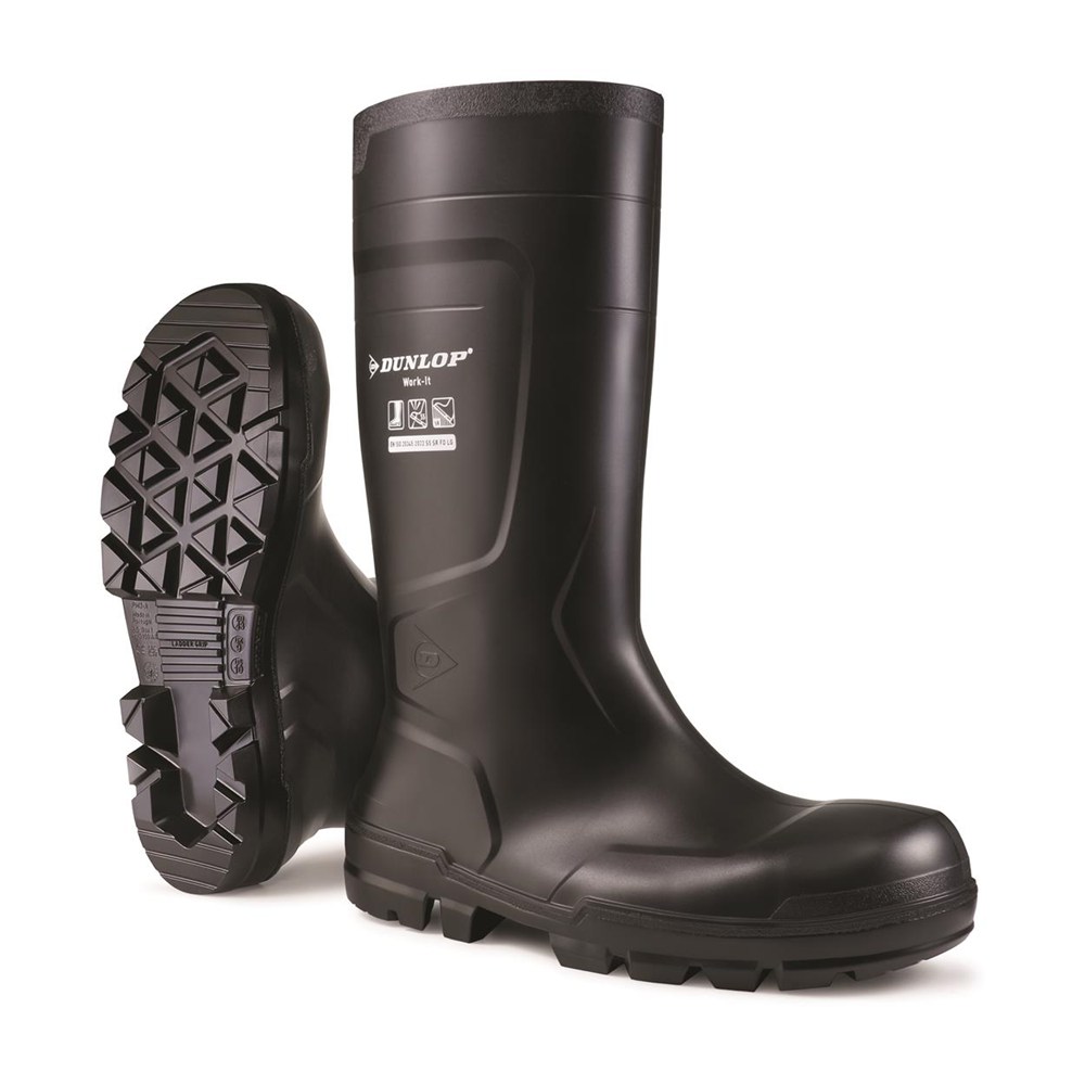 DUNLOP NB2HD01 WORK IT S5 PVC Zwart