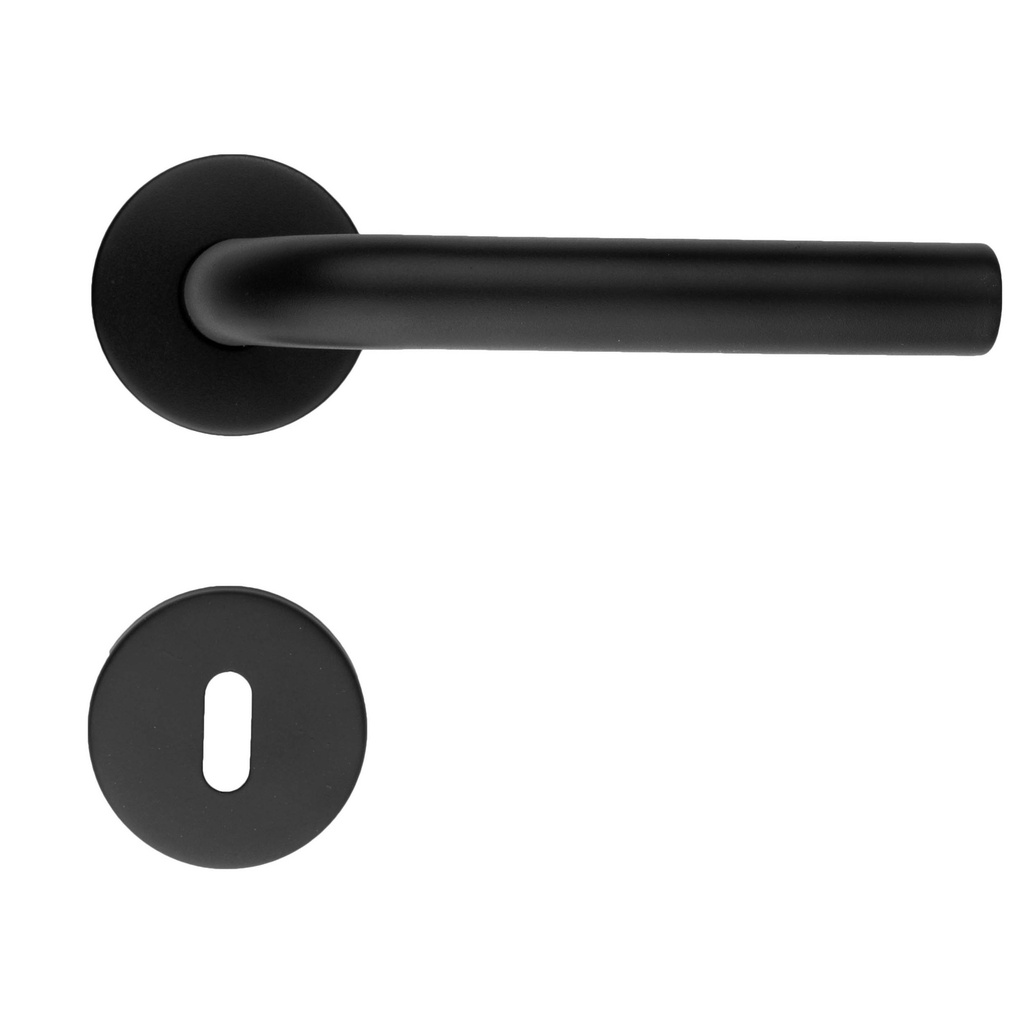 Een nacht Republiek Fantastisch HDD deurkruk pro l shape 19mm zwart r+e | Toolspot Dewulf