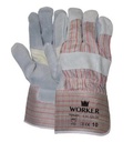 OXXA A-kwaliteit rundsplitlederen handschoen met palmversterking mt.10