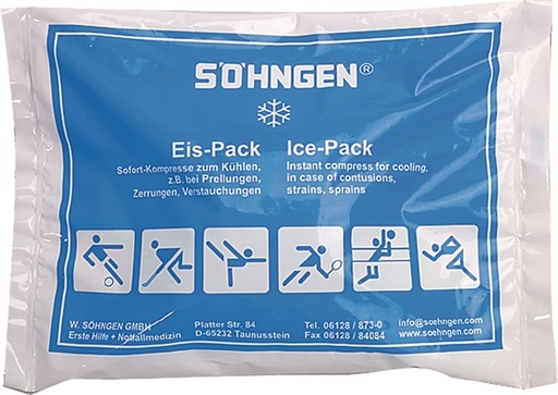 [4000386089] SOHNGEN Ice-Pack 21x15cm eenmalig gebruik zonder voorkoeling