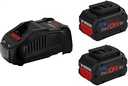 Bosch Accu starterset ProCORE18V (2x ProCORE18V 5,5 Ah, lader GAL 1880 CV)