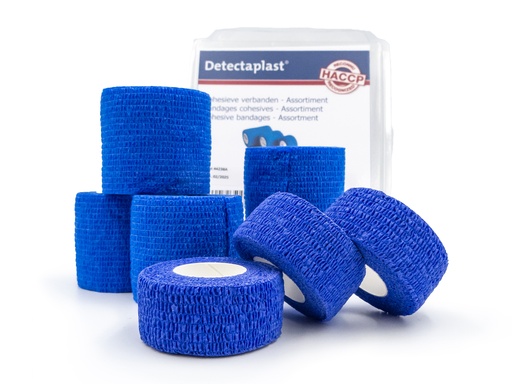 [PLA90855] Detectaplast assortiment cohesieve verbanden 3 afmetingen (7st)