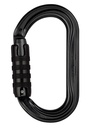 PETZL ok triact-lock carabiner black